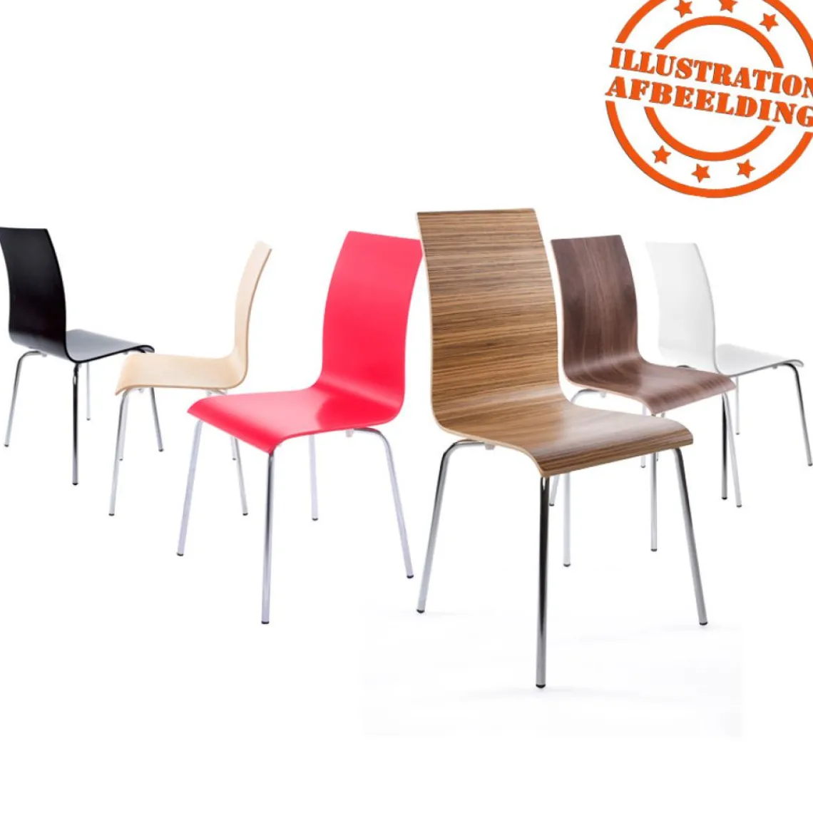 ALTEREGO Chaise de salle à manger design 'ESPERA' en bois noire Online