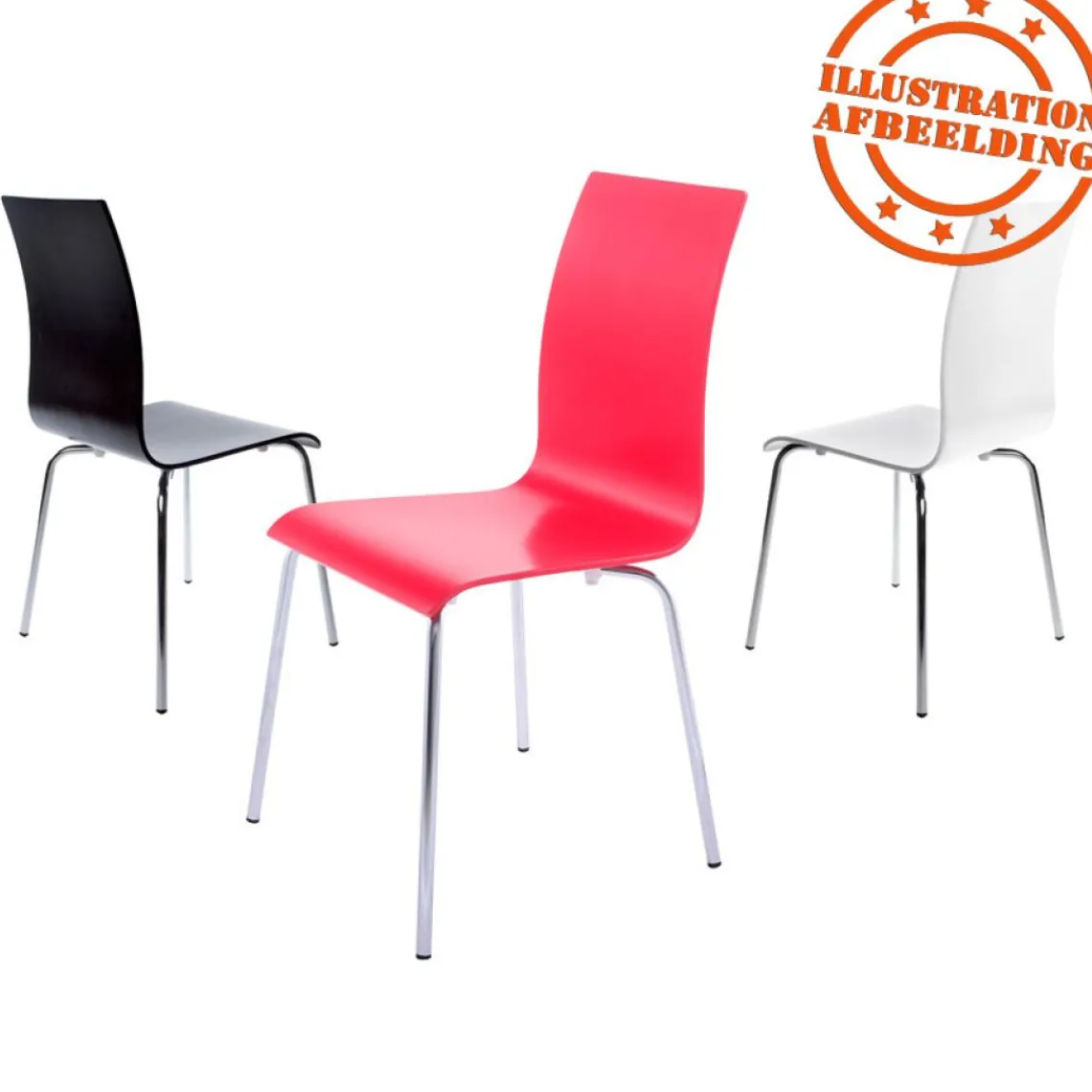 ALTEREGO Chaise de salle à manger design 'ESPERA' en bois noire Online