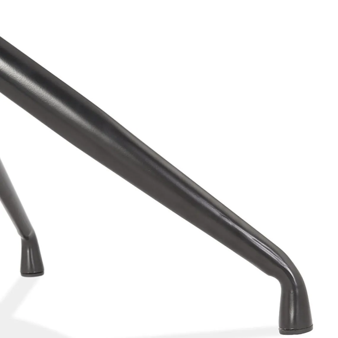 ALTEREGO Chaise design avec accoudoirs 'GRAPIN' en velours gris