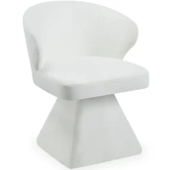 3S. x Home Chaise design grand confort Statik Tissu Crème New