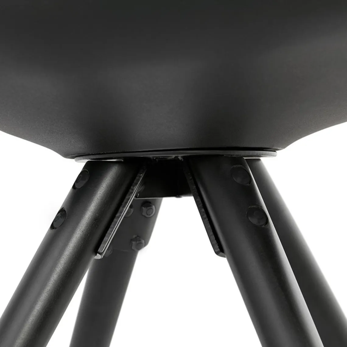 ALTEREGO Chaise design 'PIPA' noire New