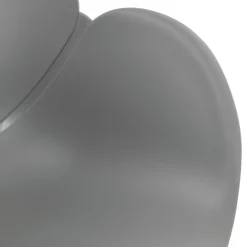 ALTEREGO Chaise design scandinave 'PICATA' grise avec pieds en bois Clearance