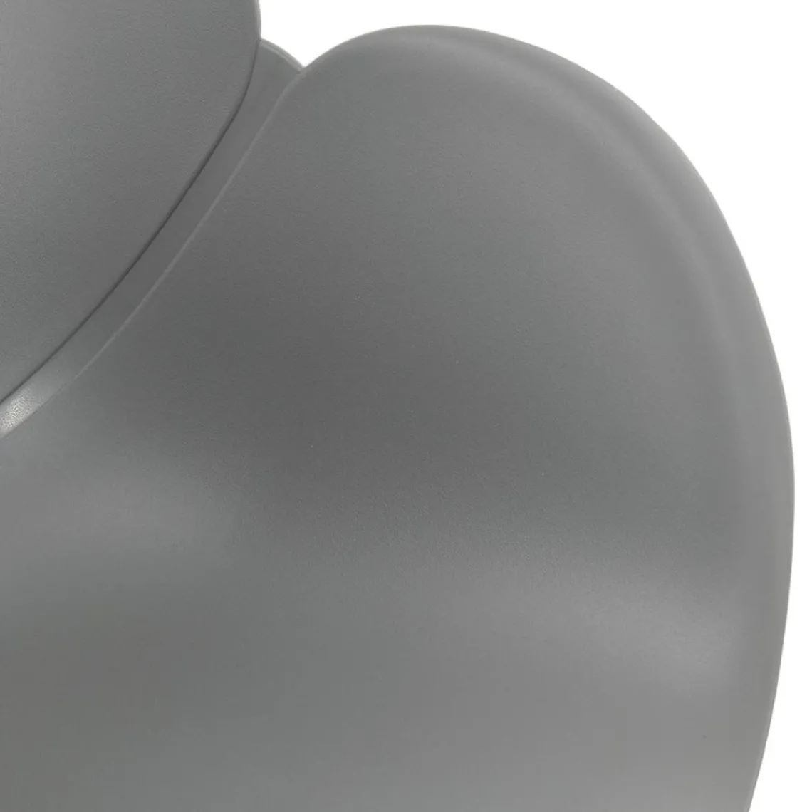 ALTEREGO Chaise design scandinave 'PICATA' grise avec pieds en bois Clearance