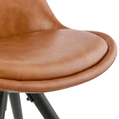 ALTEREGO Chaise design 'STREET' brune style industriel Online