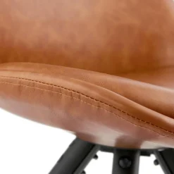 ALTEREGO Chaise design 'STREET' brune style industriel Online