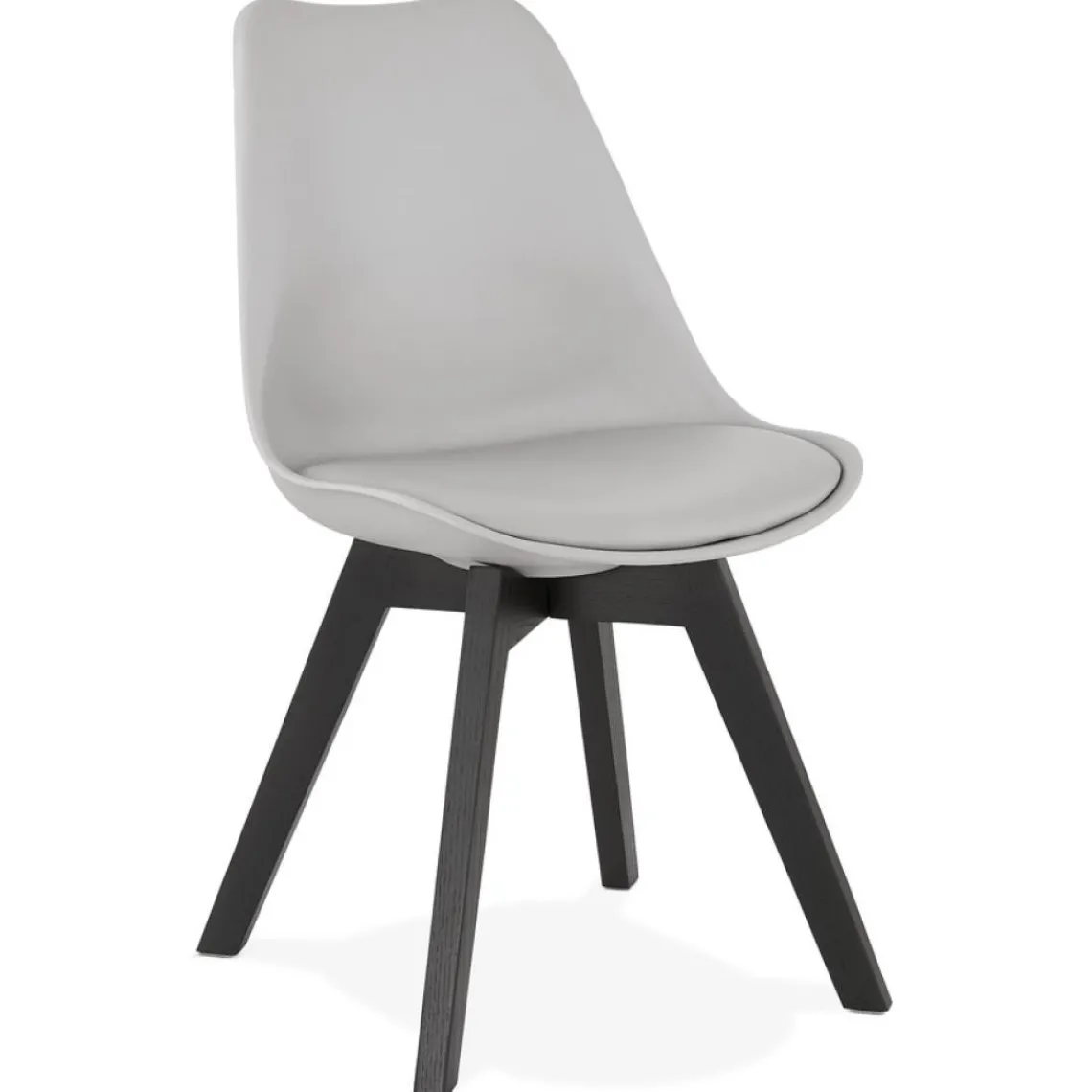 ALTEREGO Chaise design 'TAPAS' grise Hot