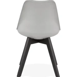 ALTEREGO Chaise design 'TAPAS' grise Hot