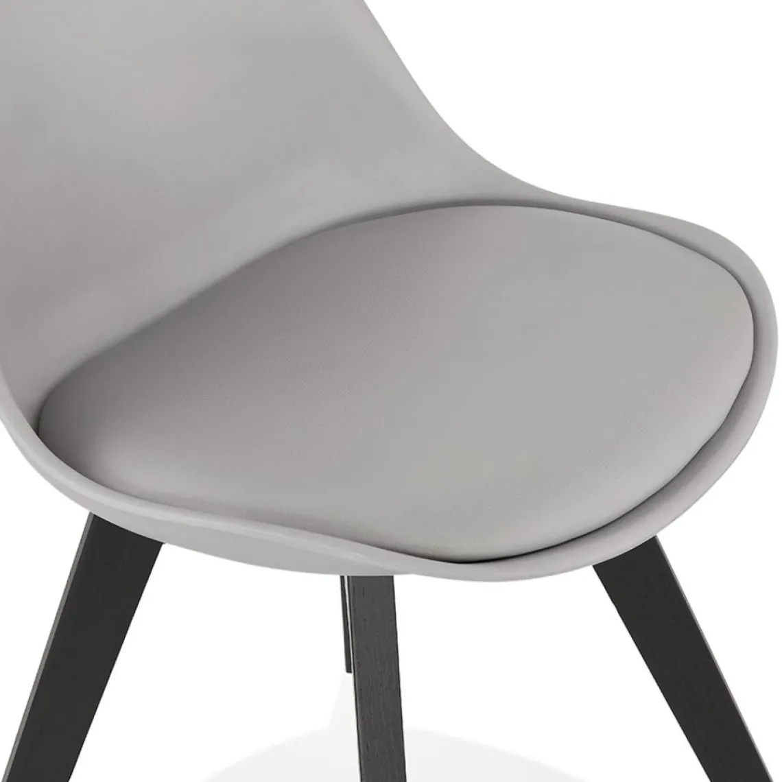 ALTEREGO Chaise design 'TAPAS' grise Hot