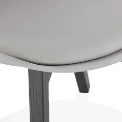 ALTEREGO Chaise design 'TAPAS' grise Hot