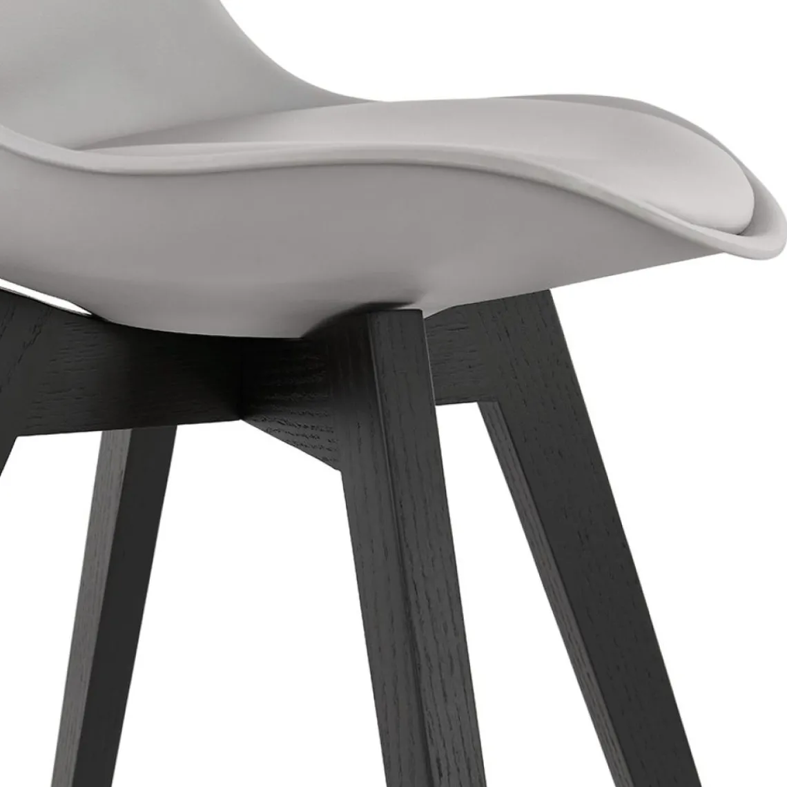 ALTEREGO Chaise design 'TAPAS' grise Hot