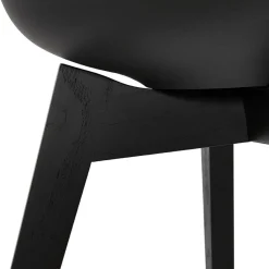 ALTEREGO Chaise design 'TAPAS' noire Sale