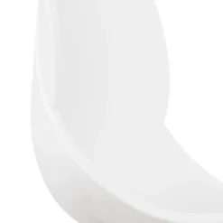 ALTEREGO Chaise design 'TUCANA' blanche avec pieds en métal noir Online