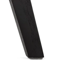 ALTEREGO Chaise en tissu pied de poule 'JOE' avec structure en bois noir Outlet