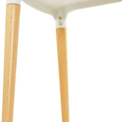 ALTEREGO Chaise moderne 'TRENDY' blanche style scandinave New