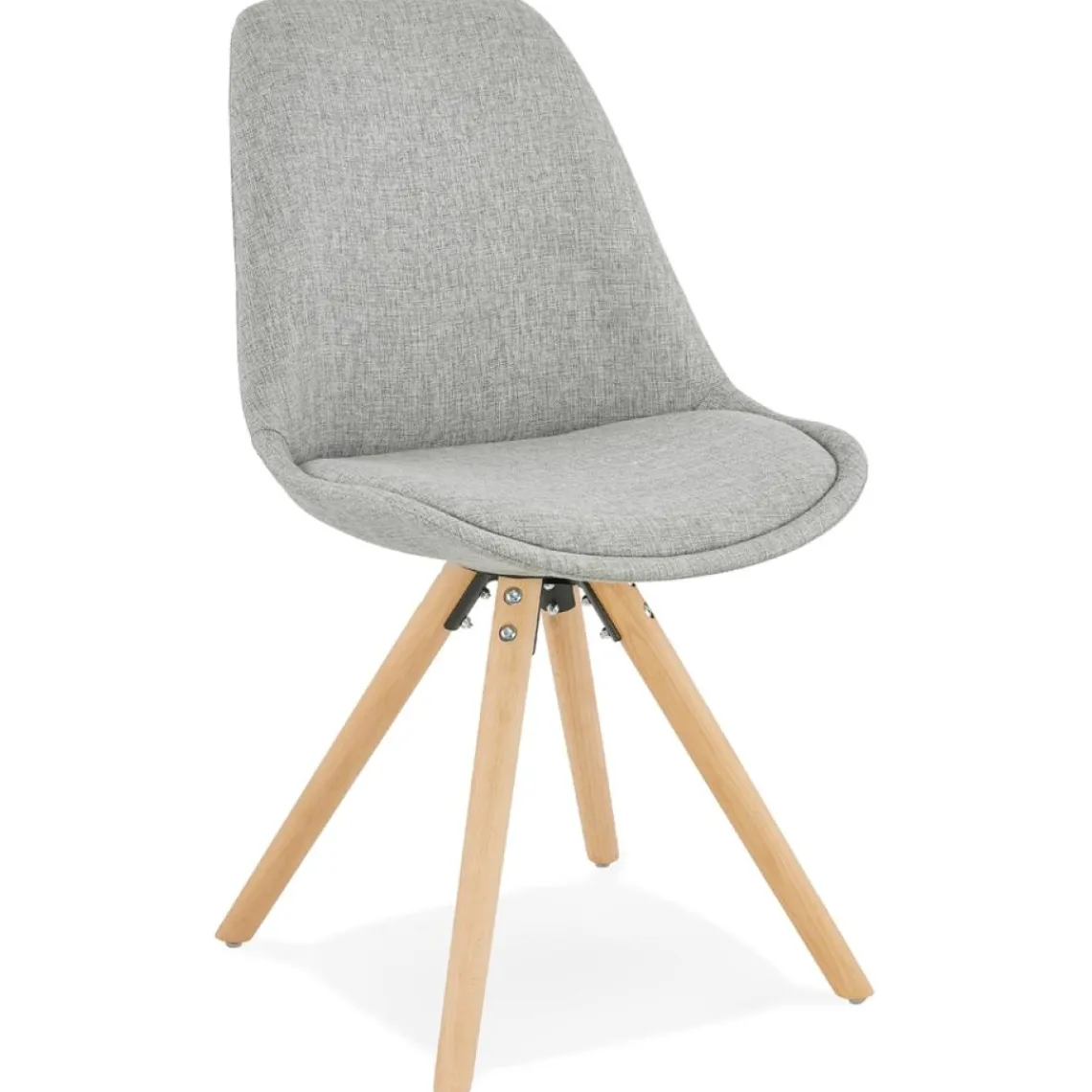 ALTEREGO Chaise scandinave 'HIPHOP' en tissu gris Online