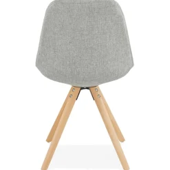 ALTEREGO Chaise scandinave 'HIPHOP' en tissu gris Online