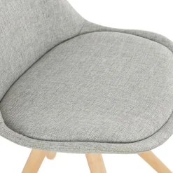ALTEREGO Chaise scandinave 'HIPHOP' en tissu gris Online