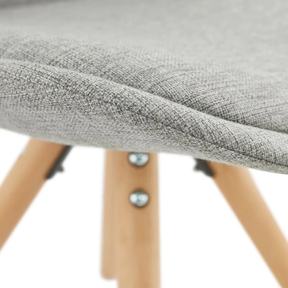 ALTEREGO Chaise scandinave 'HIPHOP' en tissu gris Online