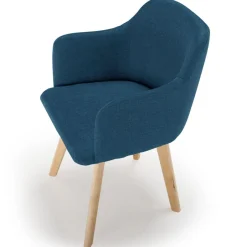 3S. x Home Chaise style scandinave Candy Tissu Bleu pétrole Online
