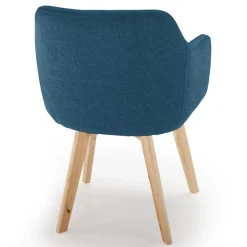 3S. x Home Chaise style scandinave Candy Tissu Bleu pétrole Online