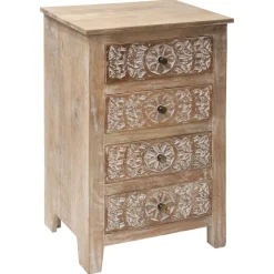 3S. x Home Chiffonnier 4 Tiroir SHIREL Clearance