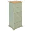 3S. x Home Chiffonnier Mohea Vert céladon 5 tiroirs Best