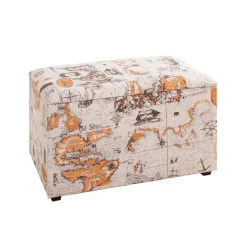 3S. x Home Coffre de rangement tissu textile Best
