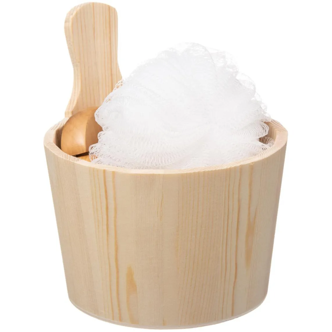 3S. x Home Coffre spa 5 pièces bois naturel Best