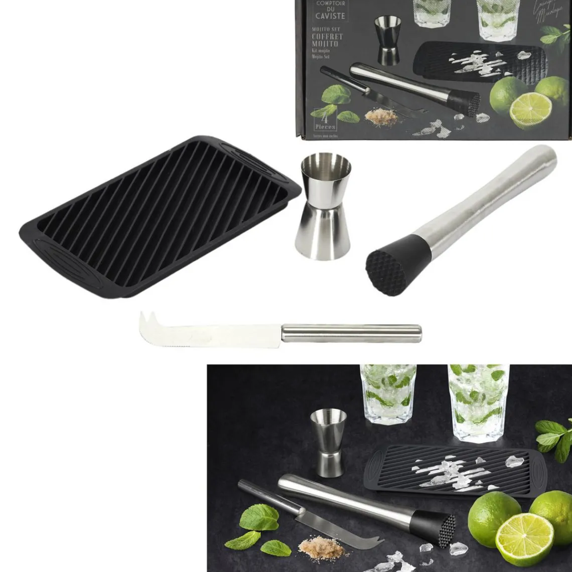 3S. x Home Coffret À Mojito 4 Accessoires M12 Sale