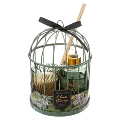 3S. x Home Coffret Cage Et Diffuseur Et Bougie Lola Vert Online
