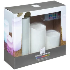 3S. x Home Coffret de 3 bougies LED Clearance