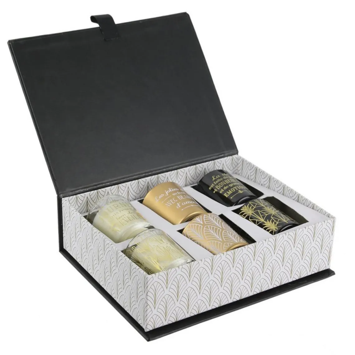 3S. x Home Coffret de 6 Bougies MELISSA - Noir Outlet