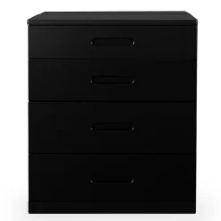 3S. x Home Coiffeuse compacte avec miroir LED, tiroir et pouf intégré Germina XL Noir Clearance