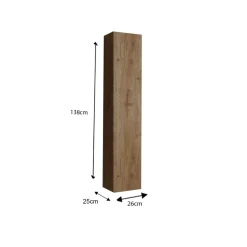 3S. x Home Colonne 1 Porte à poser Ancona Système Push Pull 138 cm Outlet