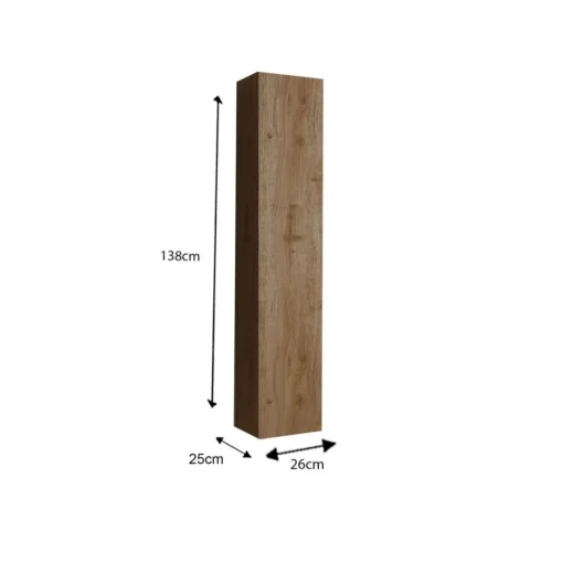 3S. x Home Colonne 1 Porte à poser Ancona Système Push Pull 138 cm Outlet