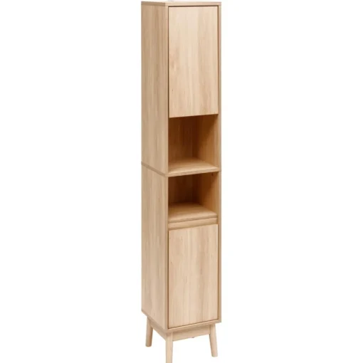 3S. x Home Colonne 2 portes Abana bois clair New