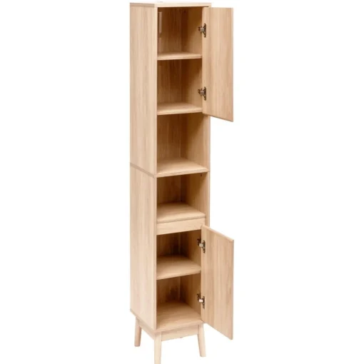3S. x Home Colonne 2 portes Abana bois clair New