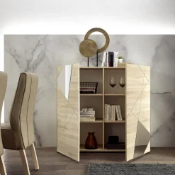 3S. x Home Commode 2 portes beige Discount