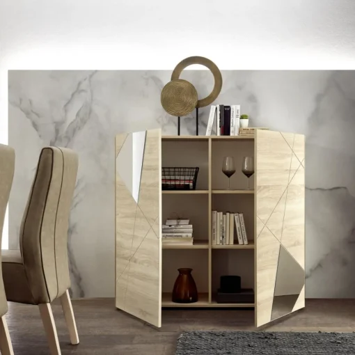 3S. x Home Commode 2 portes beige Discount