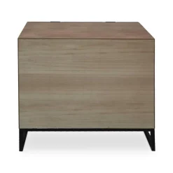 3S. x Home Commode 2 tiroirs et 2 portes battantes Panara Chêne Clair Best