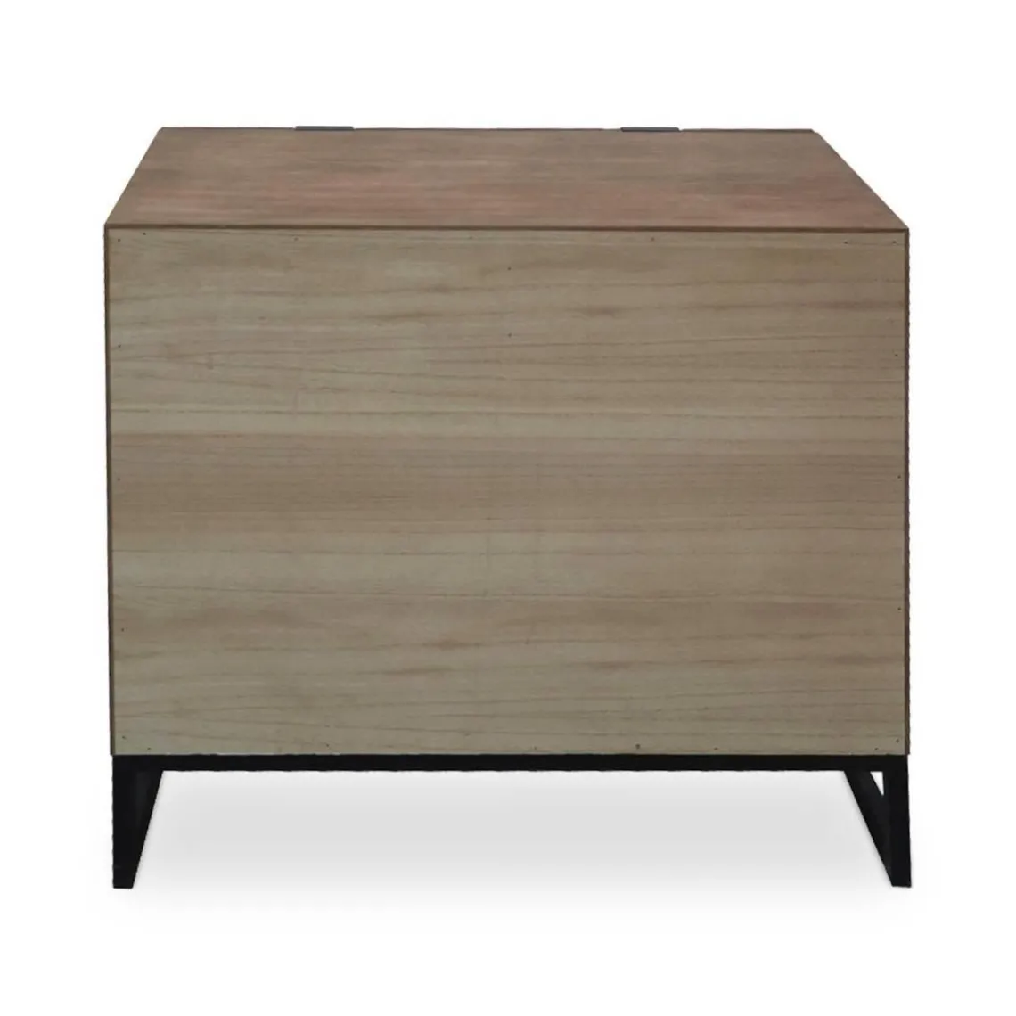 3S. x Home Commode 2 tiroirs et 2 portes battantes Panara Chêne Clair Best