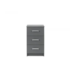 3S. x Home Commode 3 Tiroirs Gris Graphite ELENZIO Best