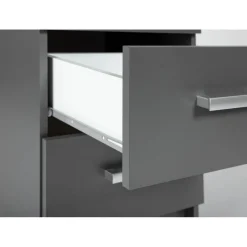 3S. x Home Commode 3 Tiroirs Gris Graphite ELENZIO Best