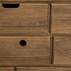 Macabane Commode ANDY Scandi Bois 8 Tiroirs Sapin Outlet