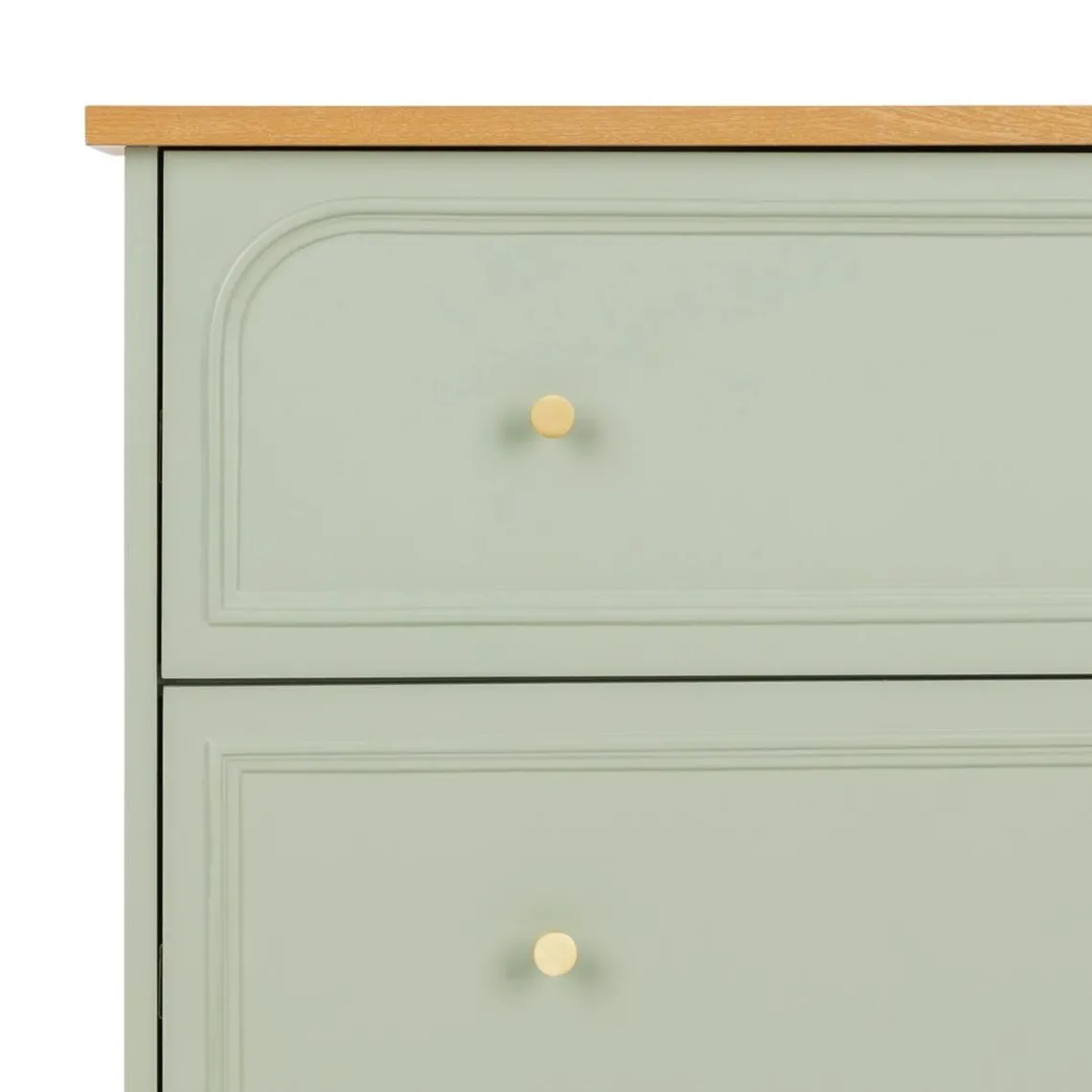 3S. x Home Commode Mohéa Vert céladon 3 tiroirs Sale