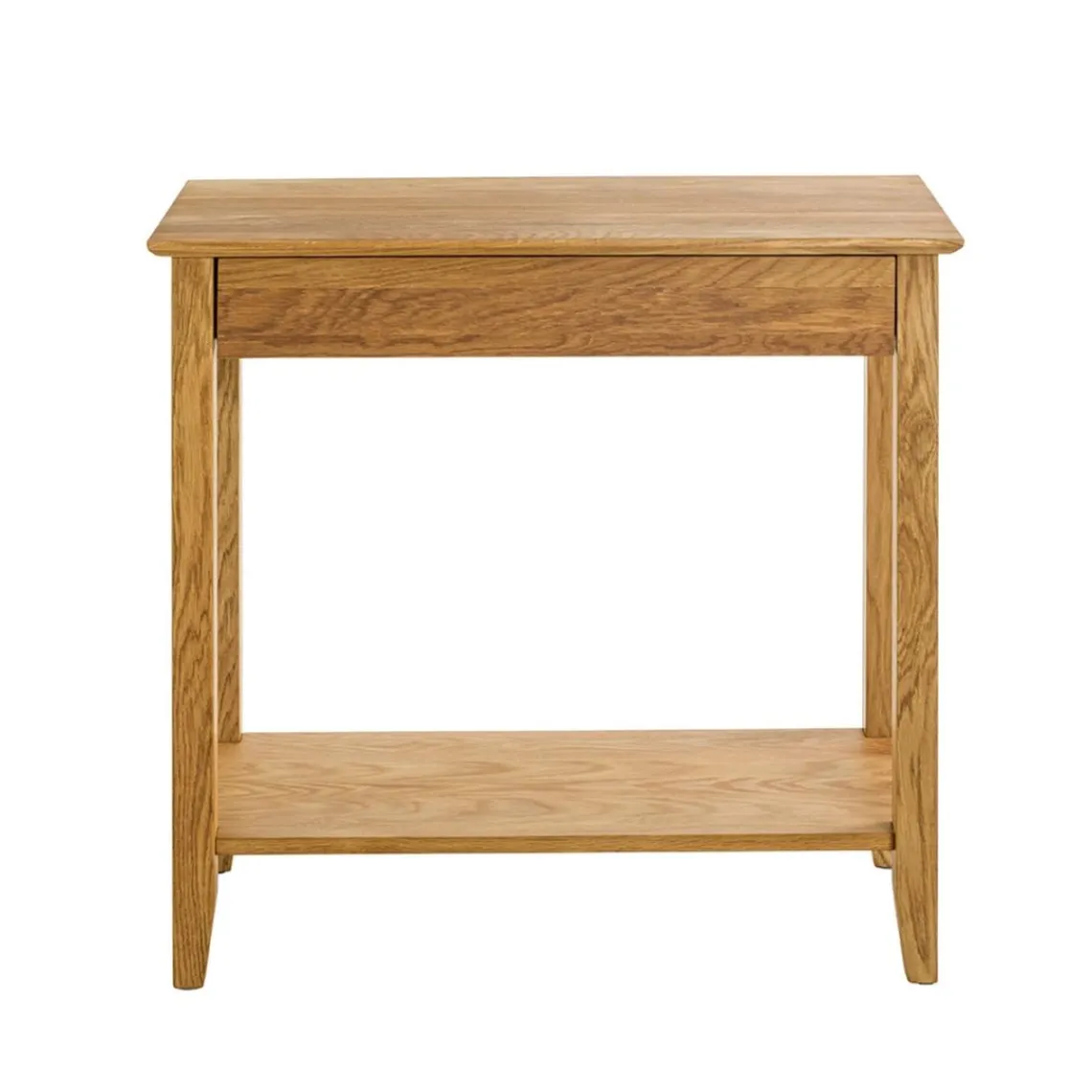 3S. x Home Console 1 tiroir et 1 etagère bois de chêne New