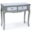 3S. x Home Console 2 tiroirs Divine Miroir Argent Hot