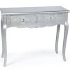 3S. x Home Console 2 tiroirs Loomi Feuille Argent Outlet