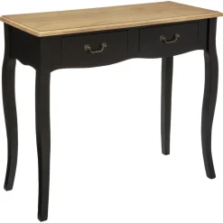 3S. x Home Console 2 Tiroirs Noir Chrysa Online