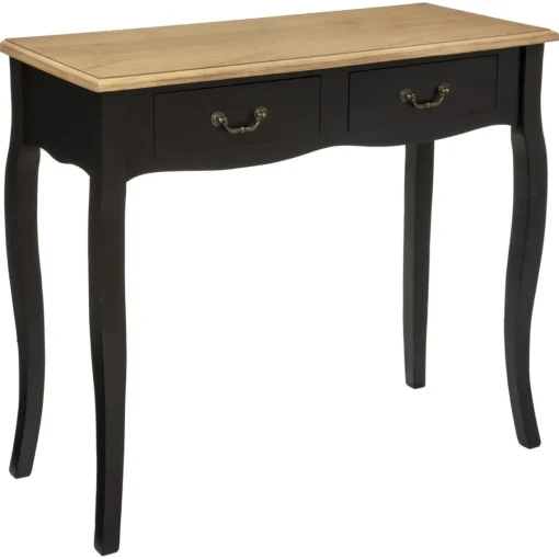 3S. x Home Console 2 Tiroirs Noir Chrysa Online